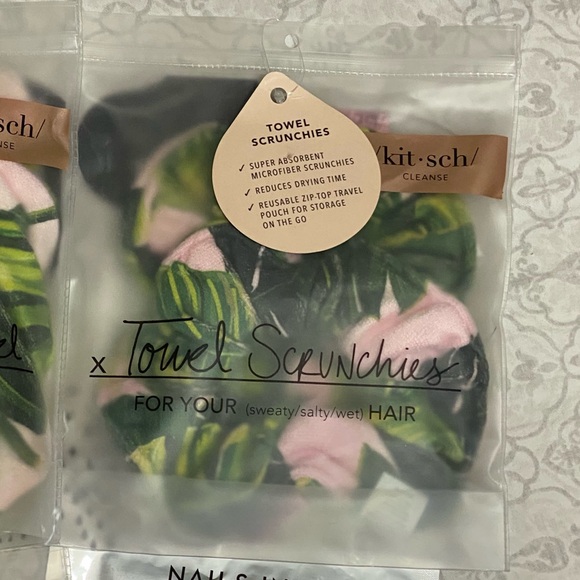 Kit.sch towel scrunchies and headband, hand gloves mask shower set - Picture 8 of 15